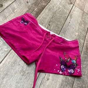 Body Glove Butterfly Surf Shirts Pink M x 3.5”